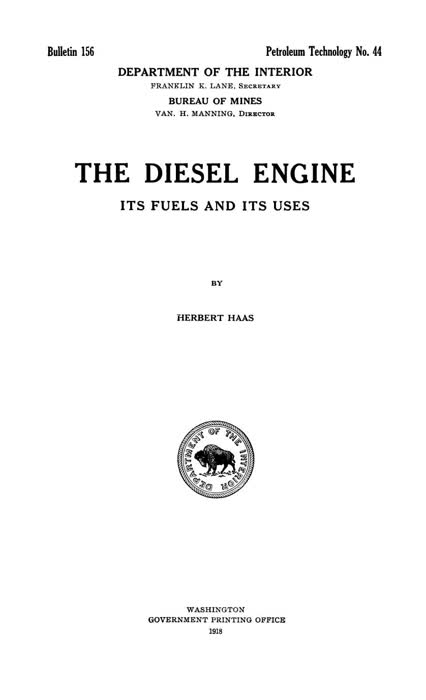 The Diesel engines - Its fuels and its uses